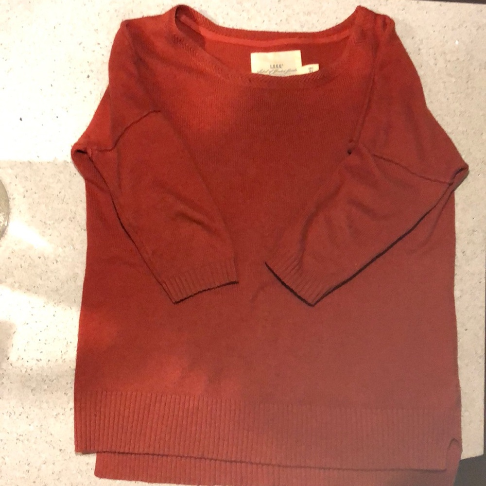 H&M Rust Dolman-Sleeved Sweater